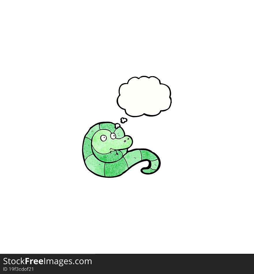 Friendly Snake Cartoon