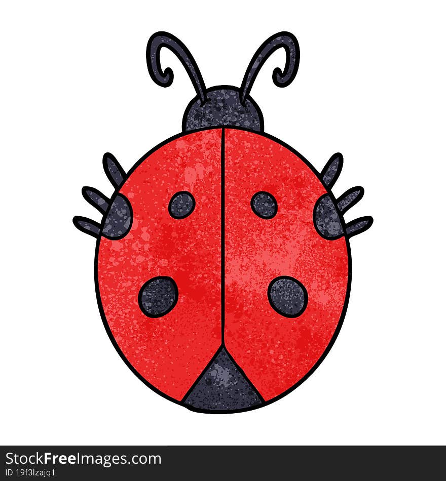 cartoon ladybug. cartoon ladybug