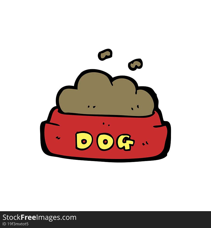 Cartoon Dog Food