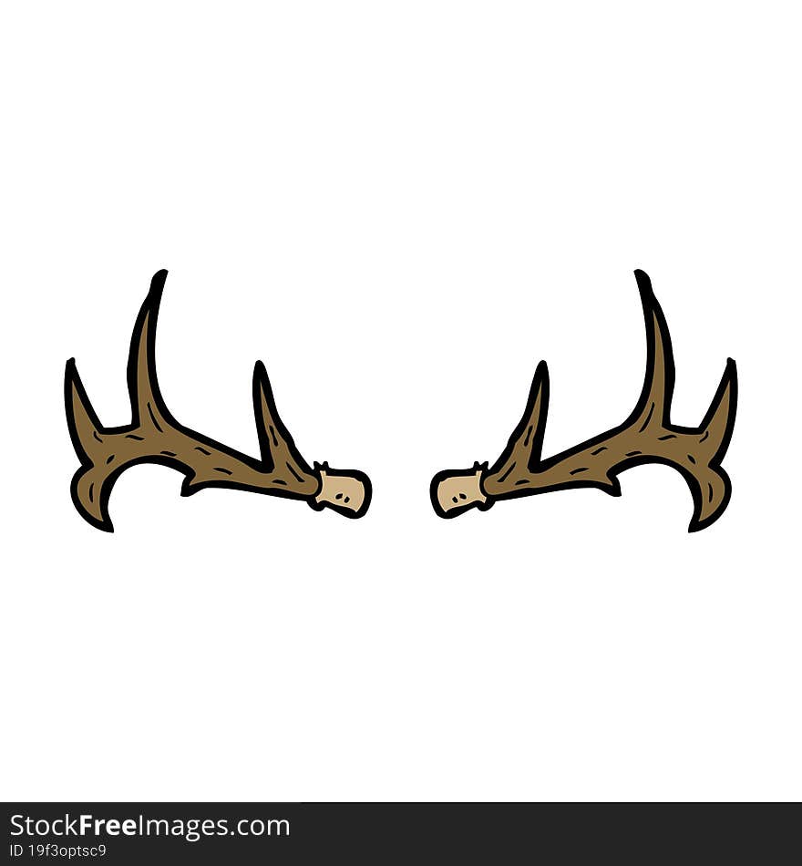 cartoon antlers