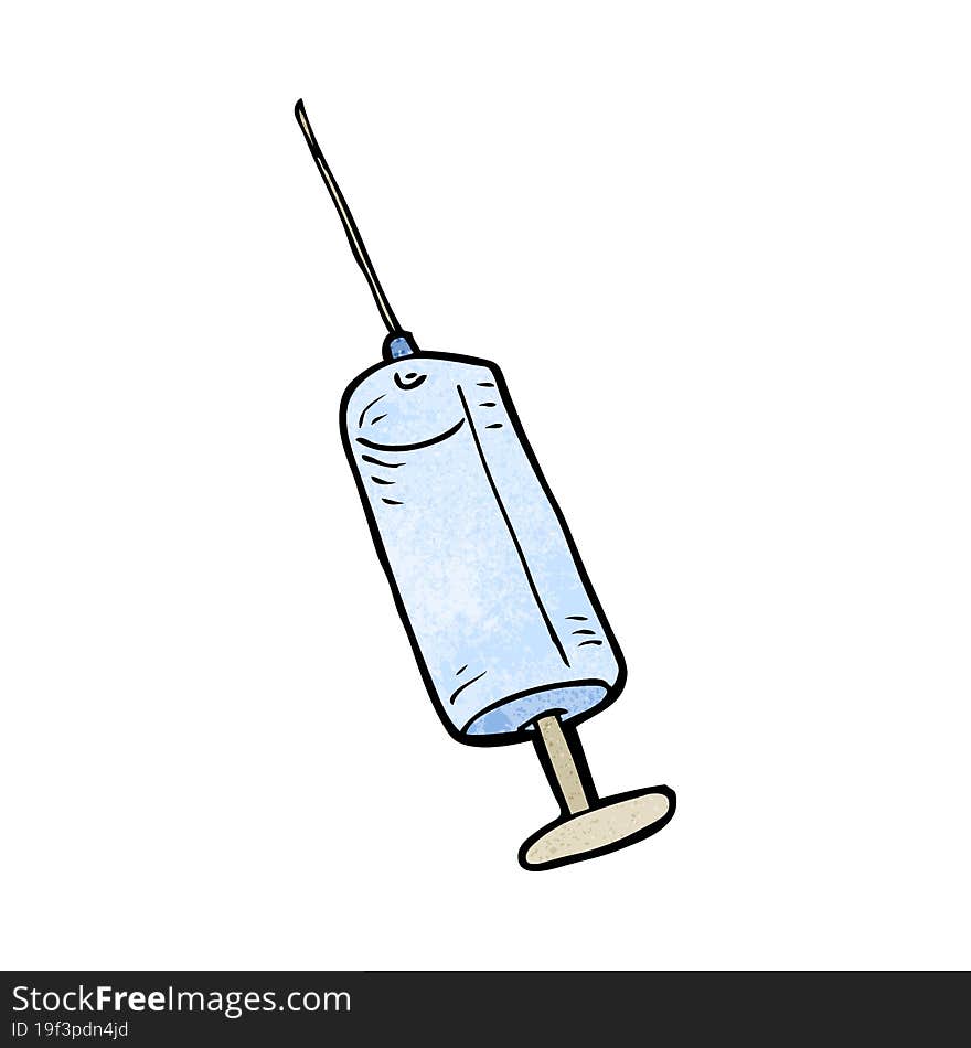 cartoon syringe