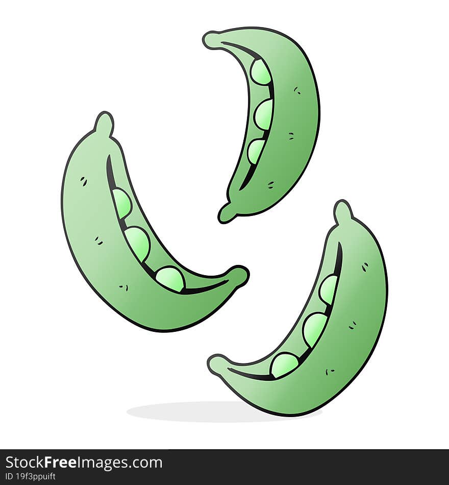 cartoon peas