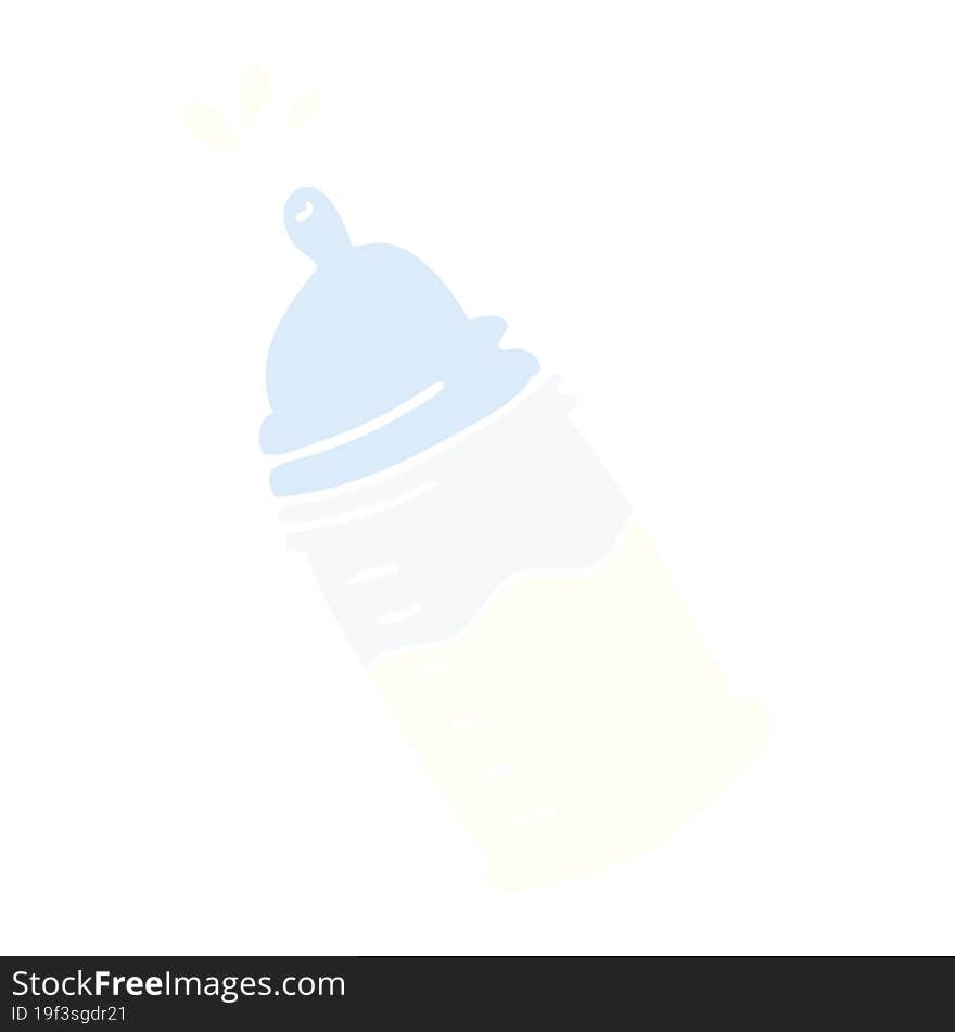 Cartoon Doodle Baby Bottle