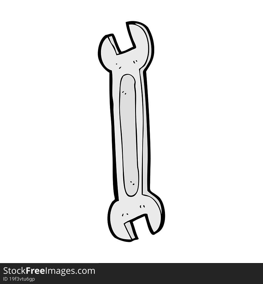 cartoon spanner