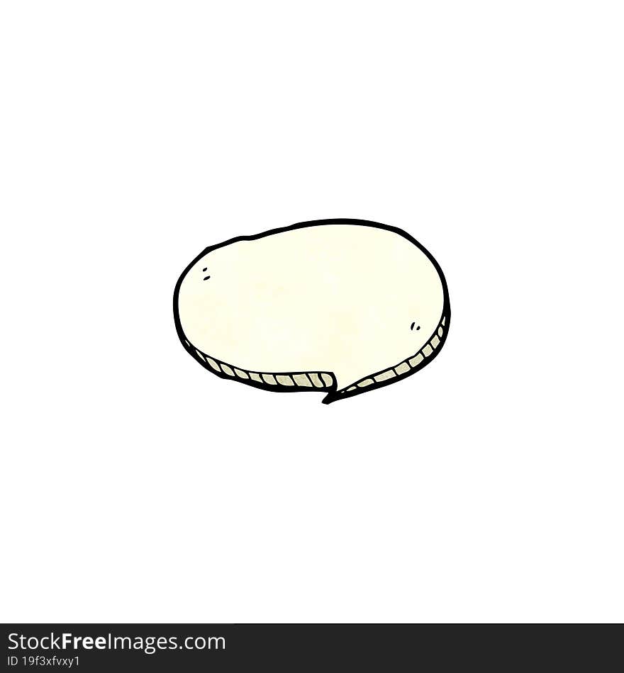 cartoon comic book speech bubble