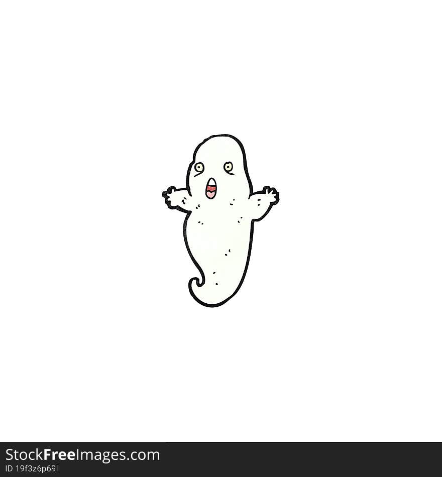 Cartoon Spooky Ghost