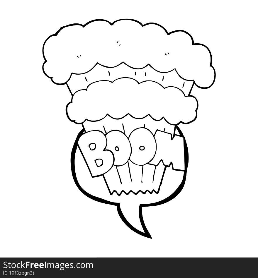 speech bubble cartoon explosion