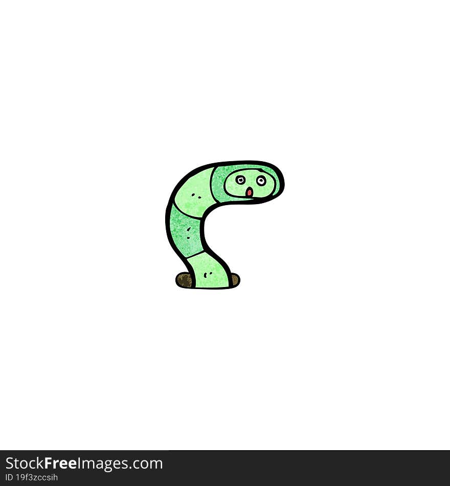 Cartoon Snake In Hole