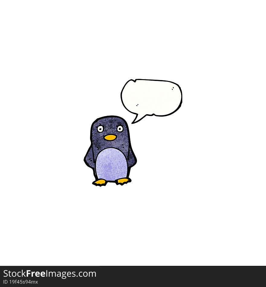 cartoon penguin