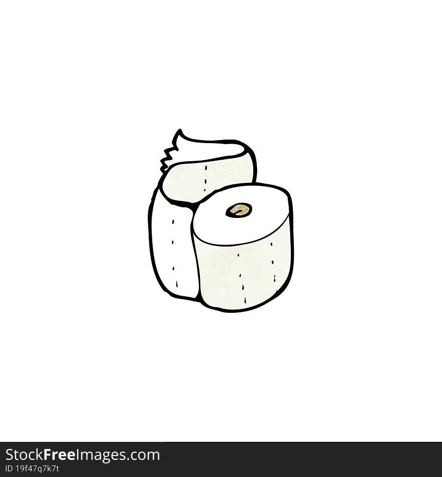 Cartoon Toilet Roll