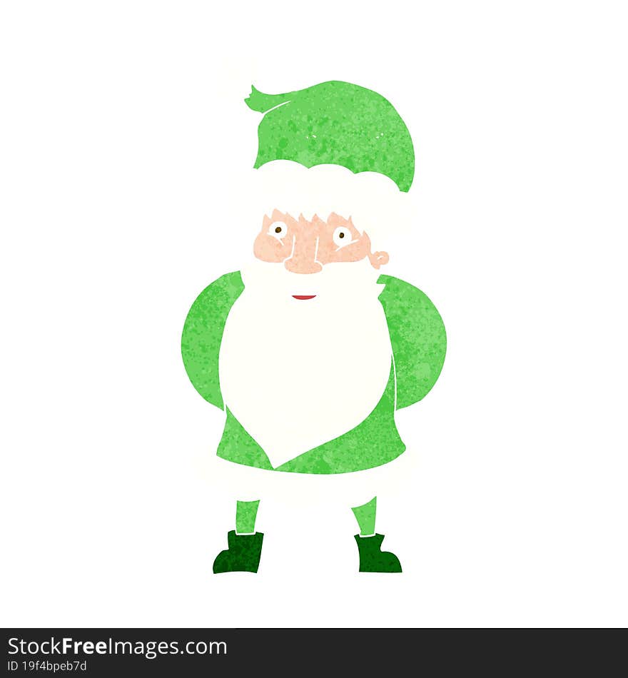 cartoon santa claus