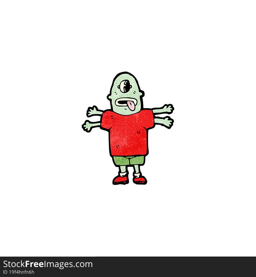 Cartoon Alien