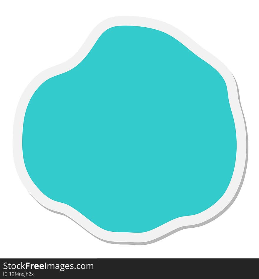 expressive shape blob sticker