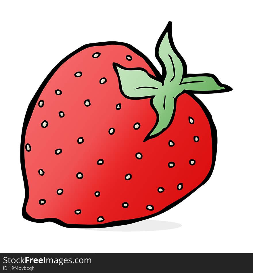 cartoon strawberry