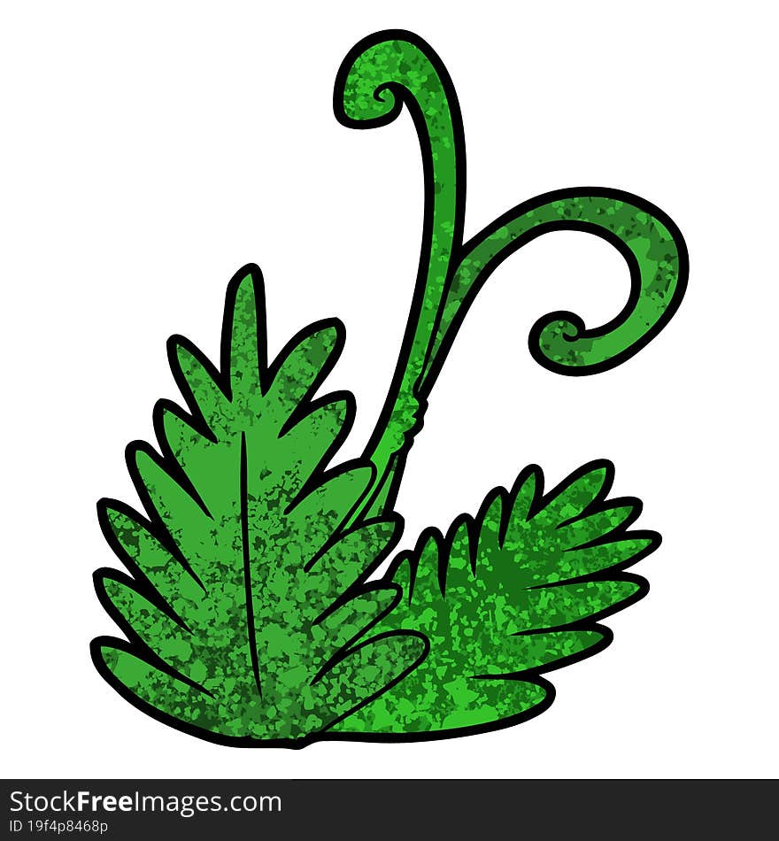 cartoon leaf. cartoon leaf