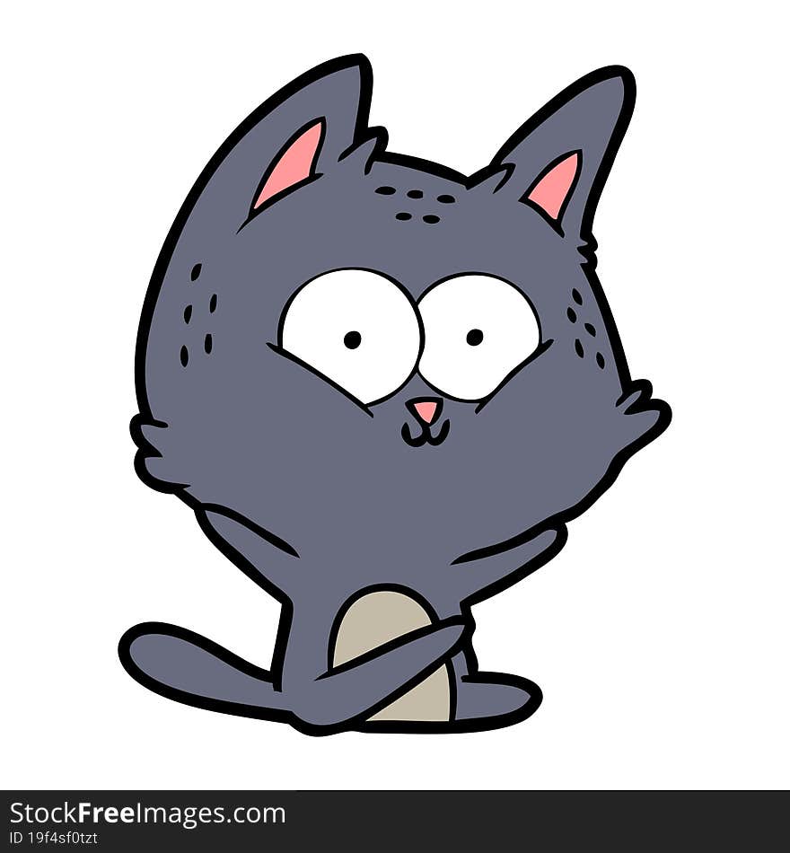 cartoon cat. cartoon cat