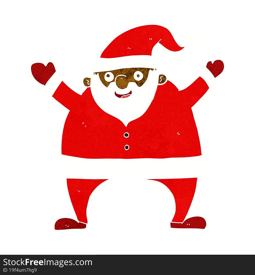 cartoon santa claus