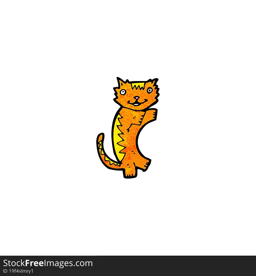 Cartoon Ginger Cat