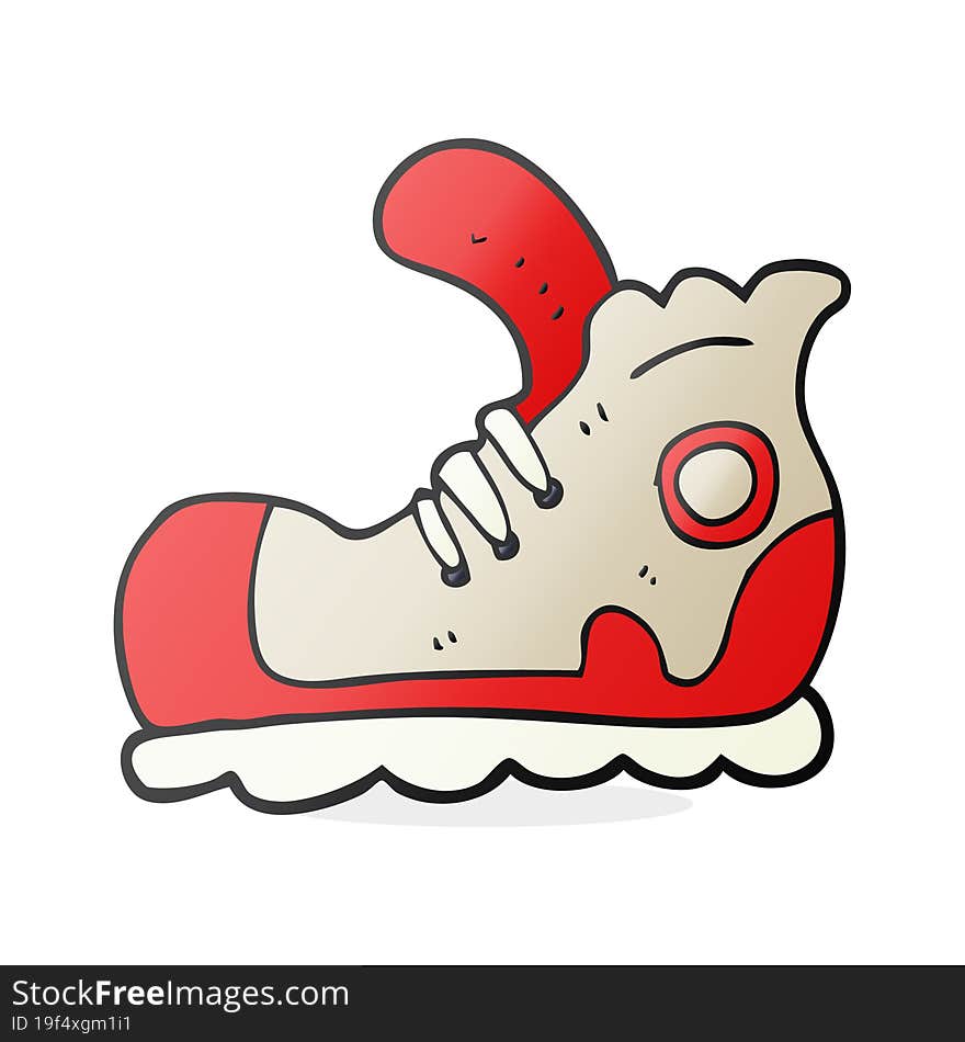 cartoon sneaker