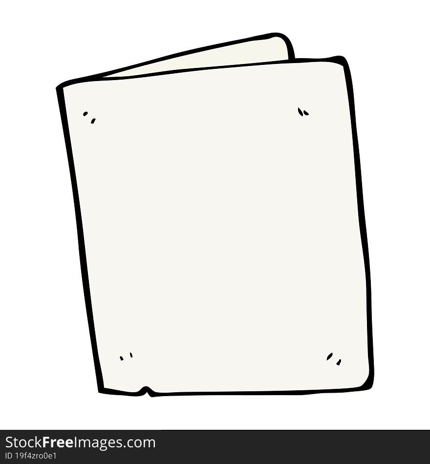 Cartoon Folded Card