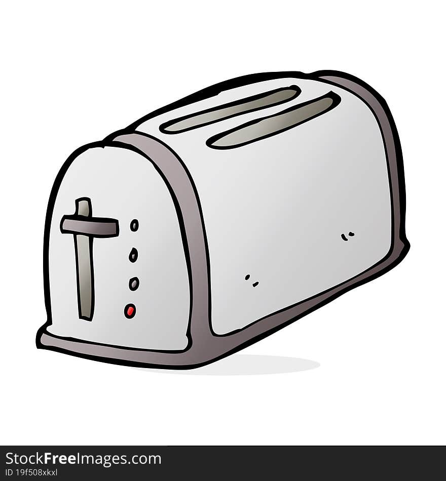 cartoon toaster