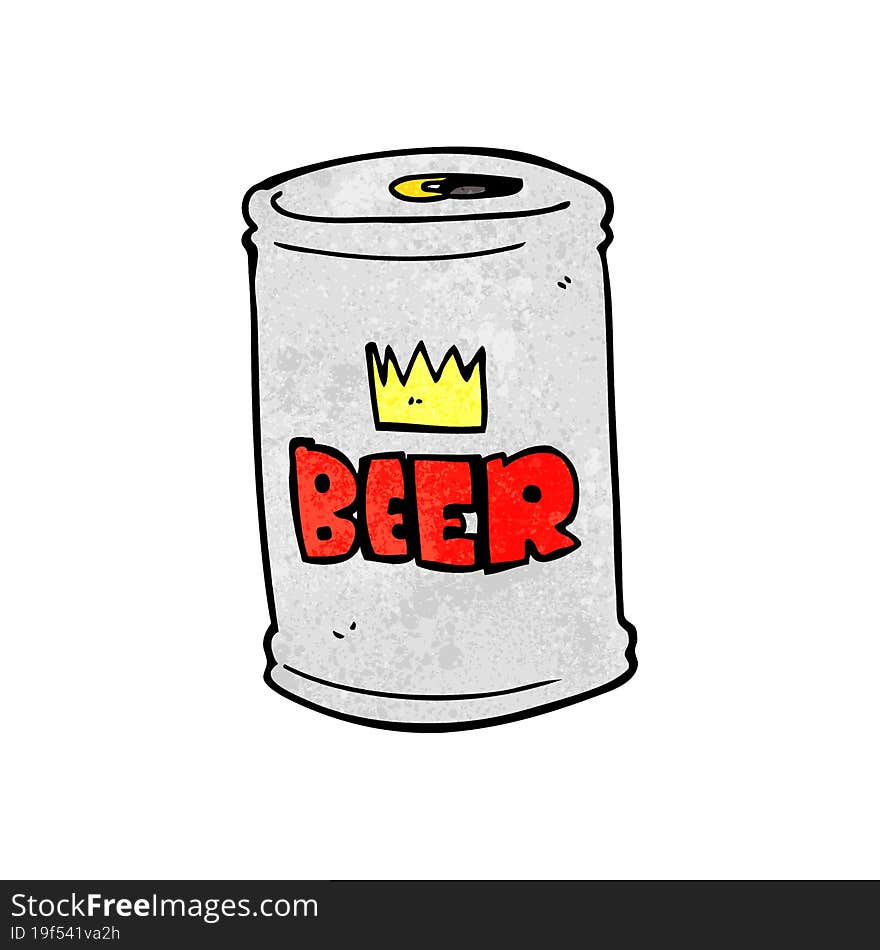 cartoon beer can