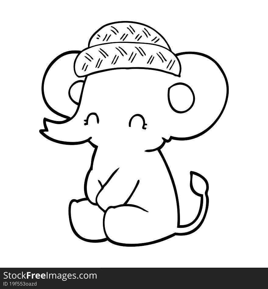 cartoon cute elephant