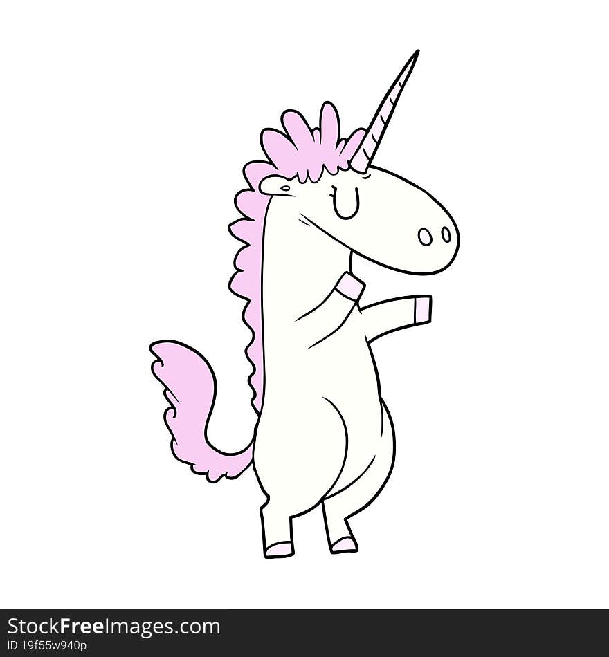 cartoon unicorn. cartoon unicorn