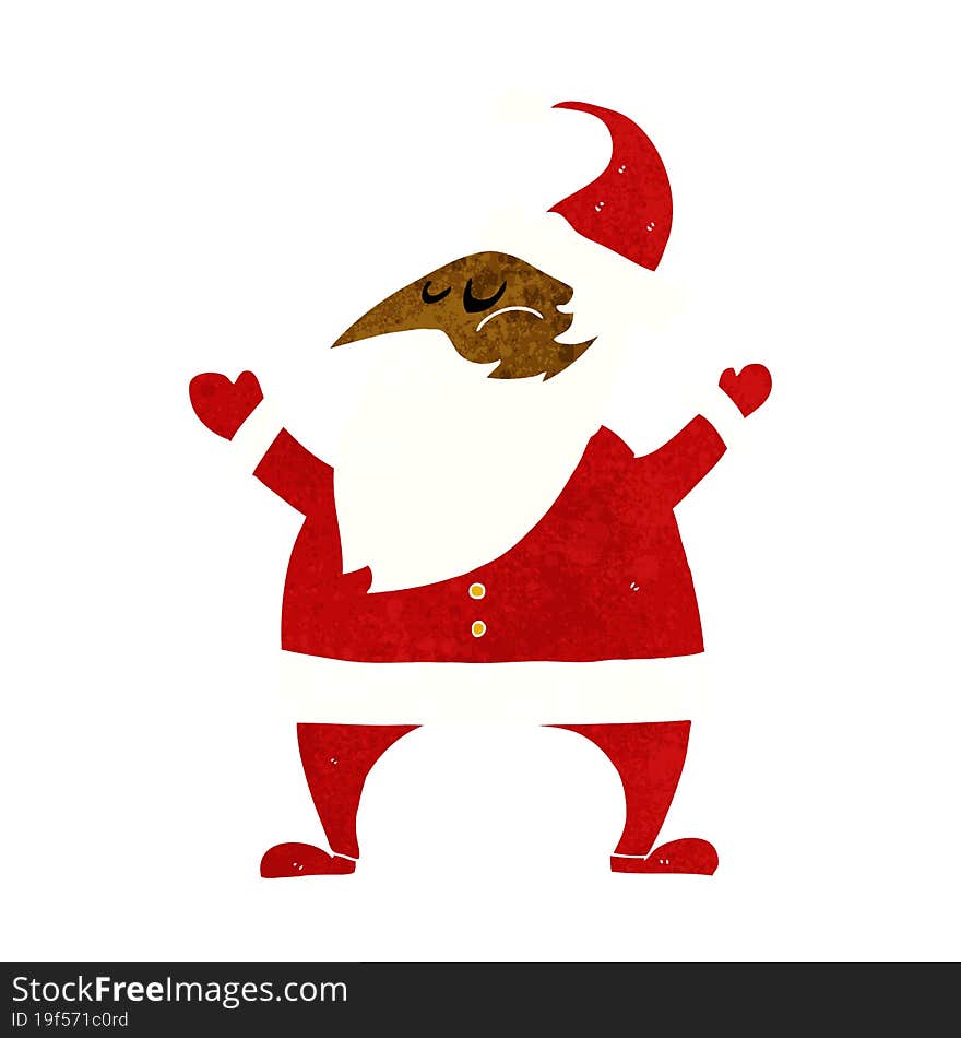 cartoon santa claus