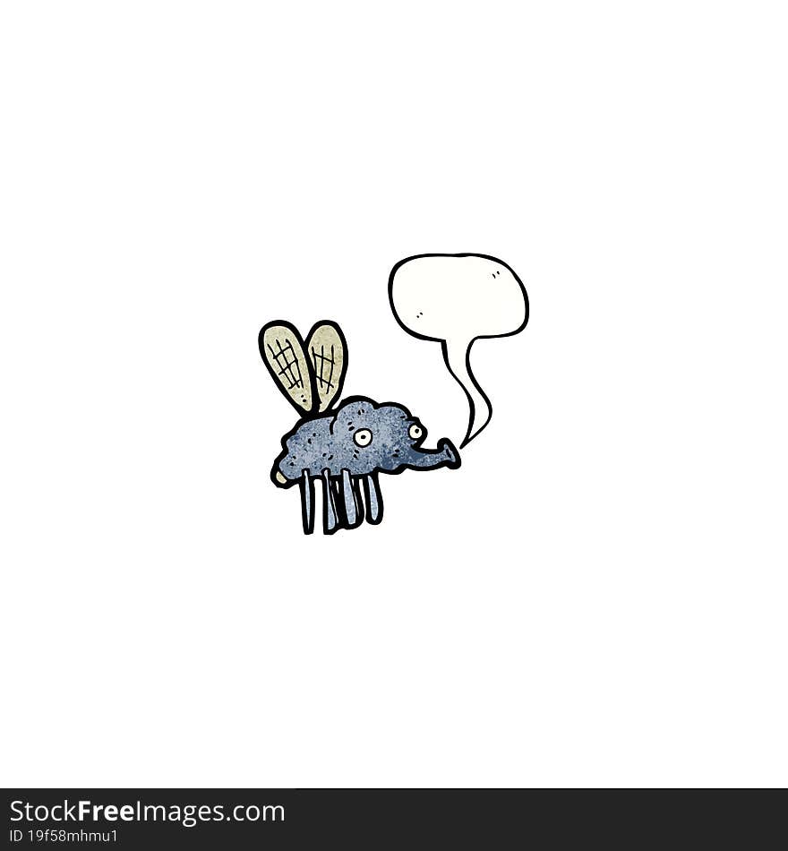 gross fly cartoon