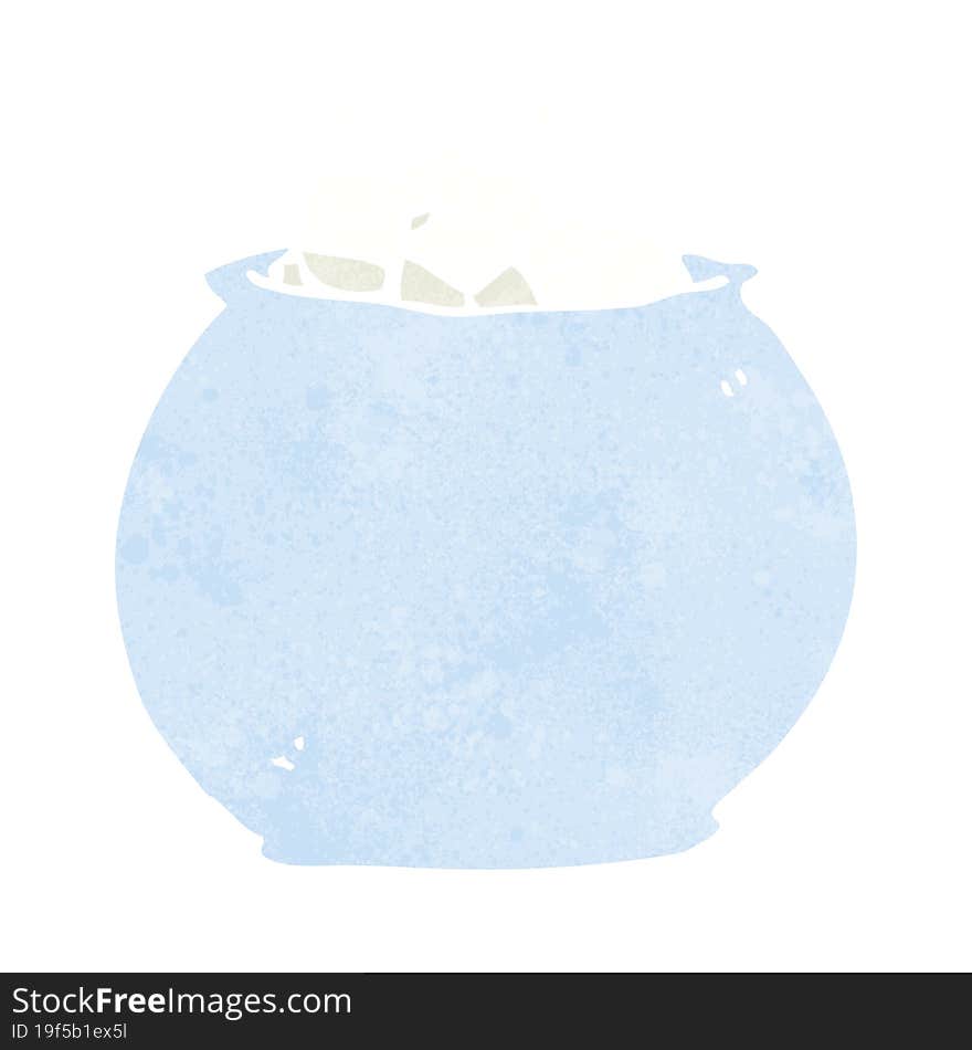 cartoon bowl of sugar