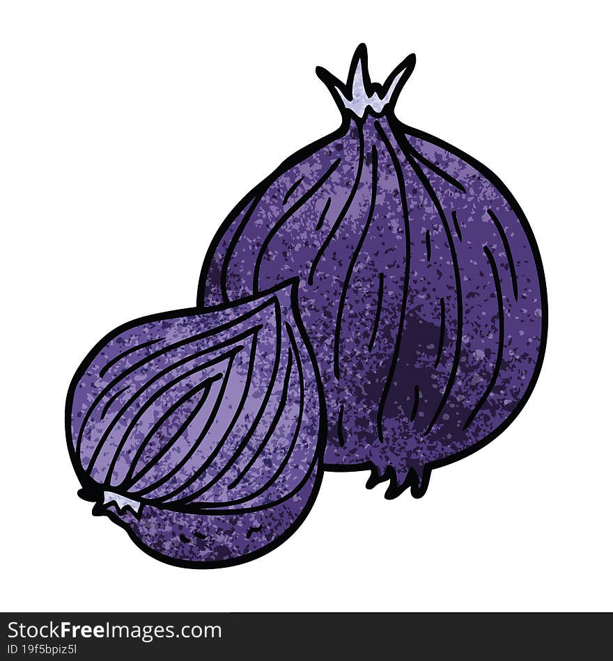 cartoon doodle onion