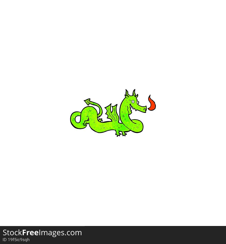 cartoon chinese dragon