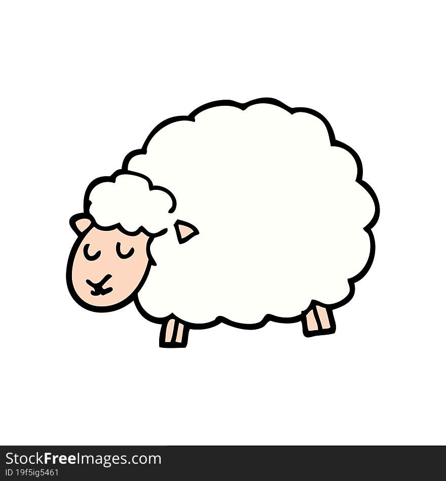 cartoon sheep