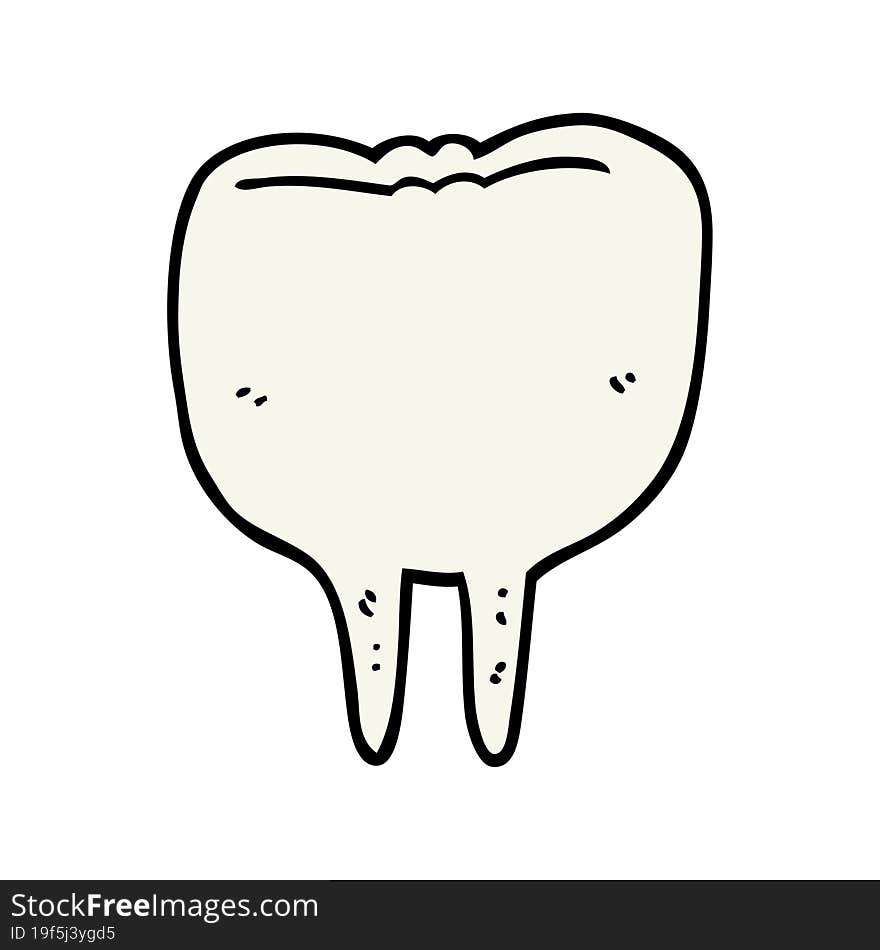 cartoon tooth