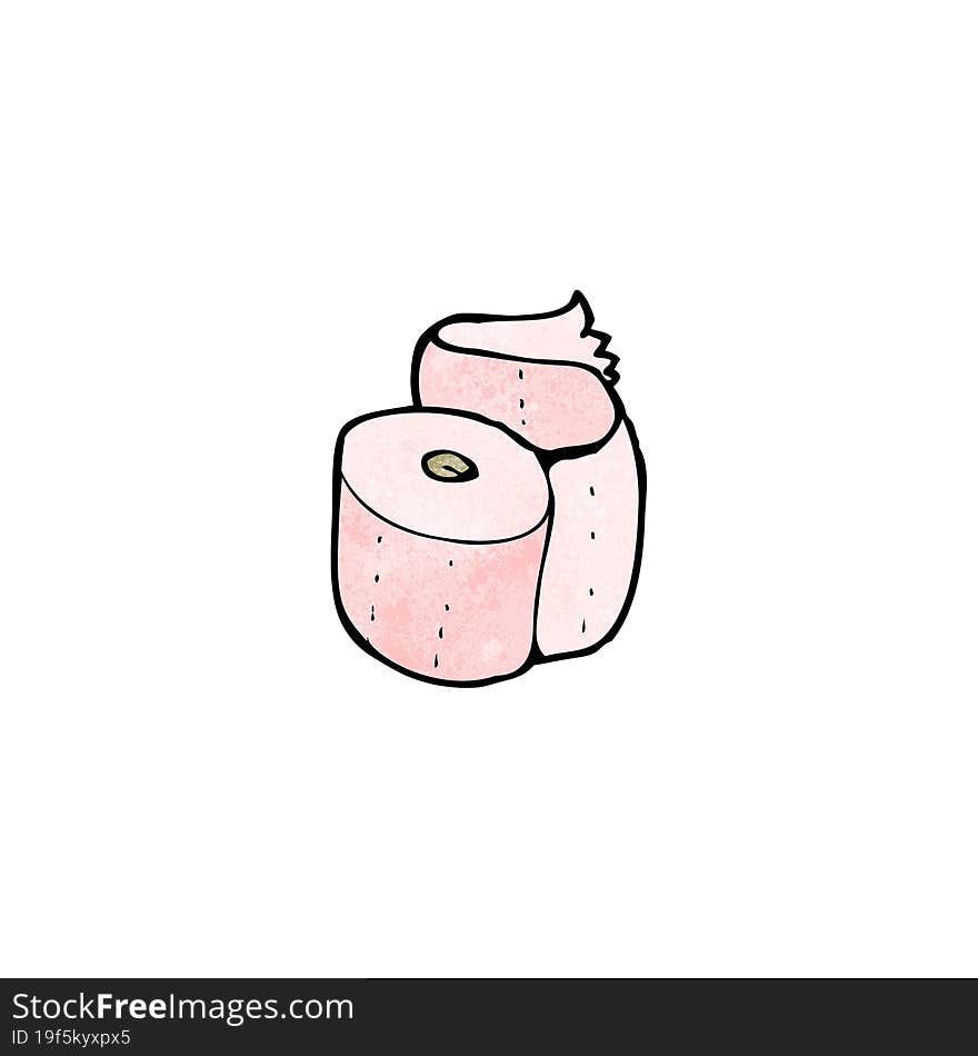 cartoon toilet paper