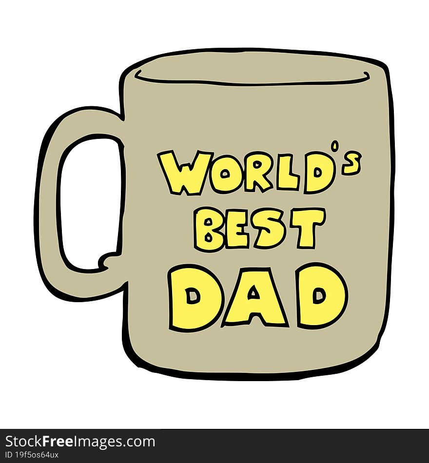 worlds best dad mug