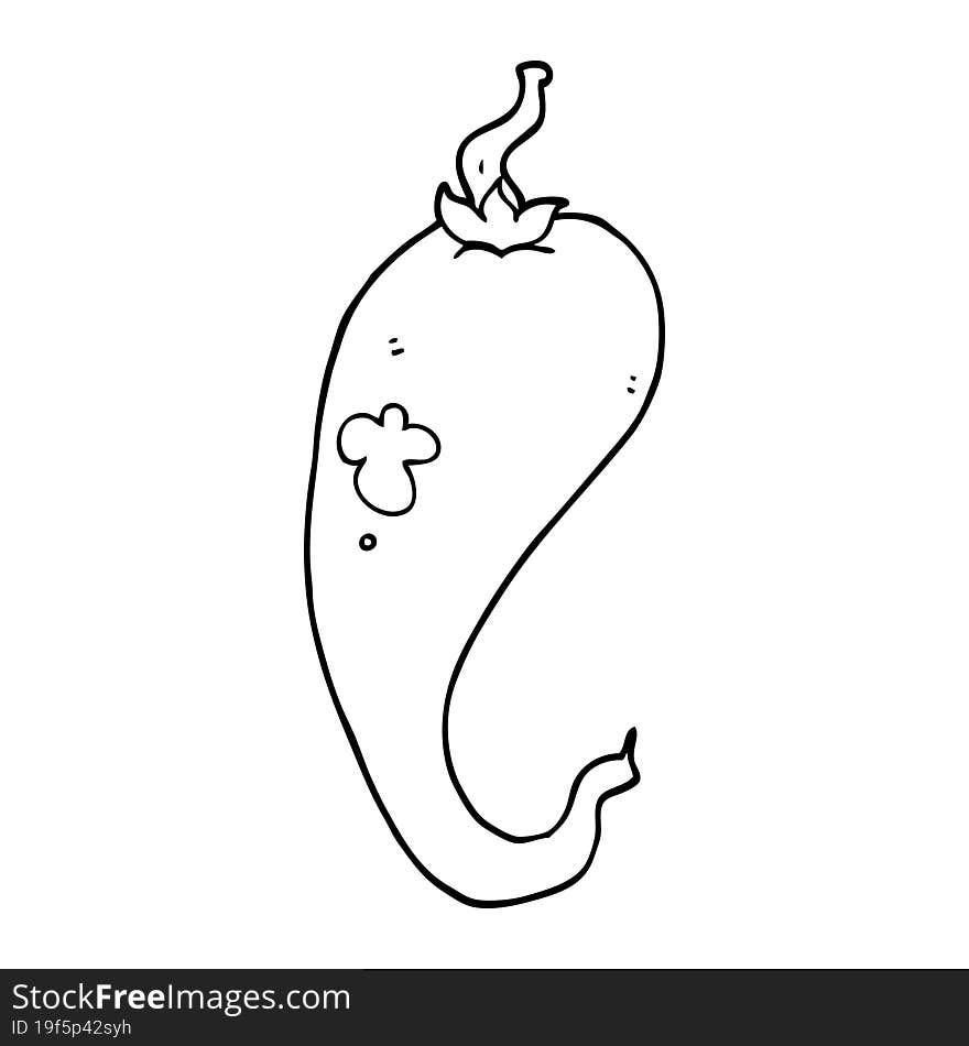 cartoon chili pepper