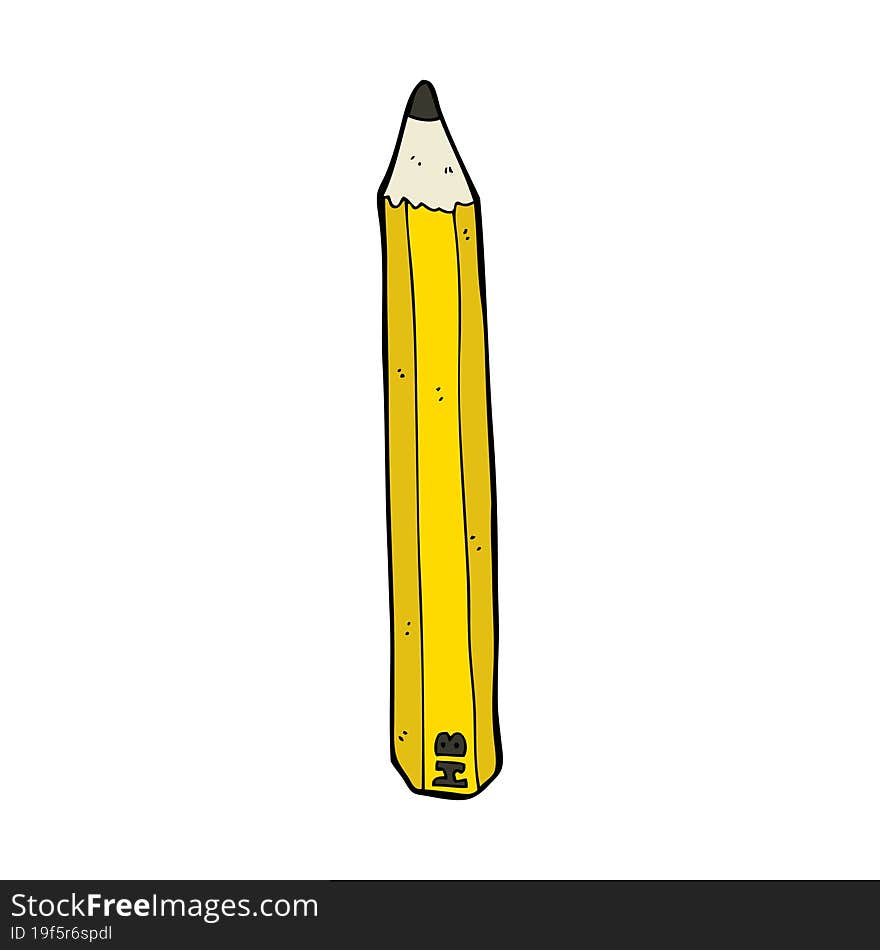 cartoon pencil