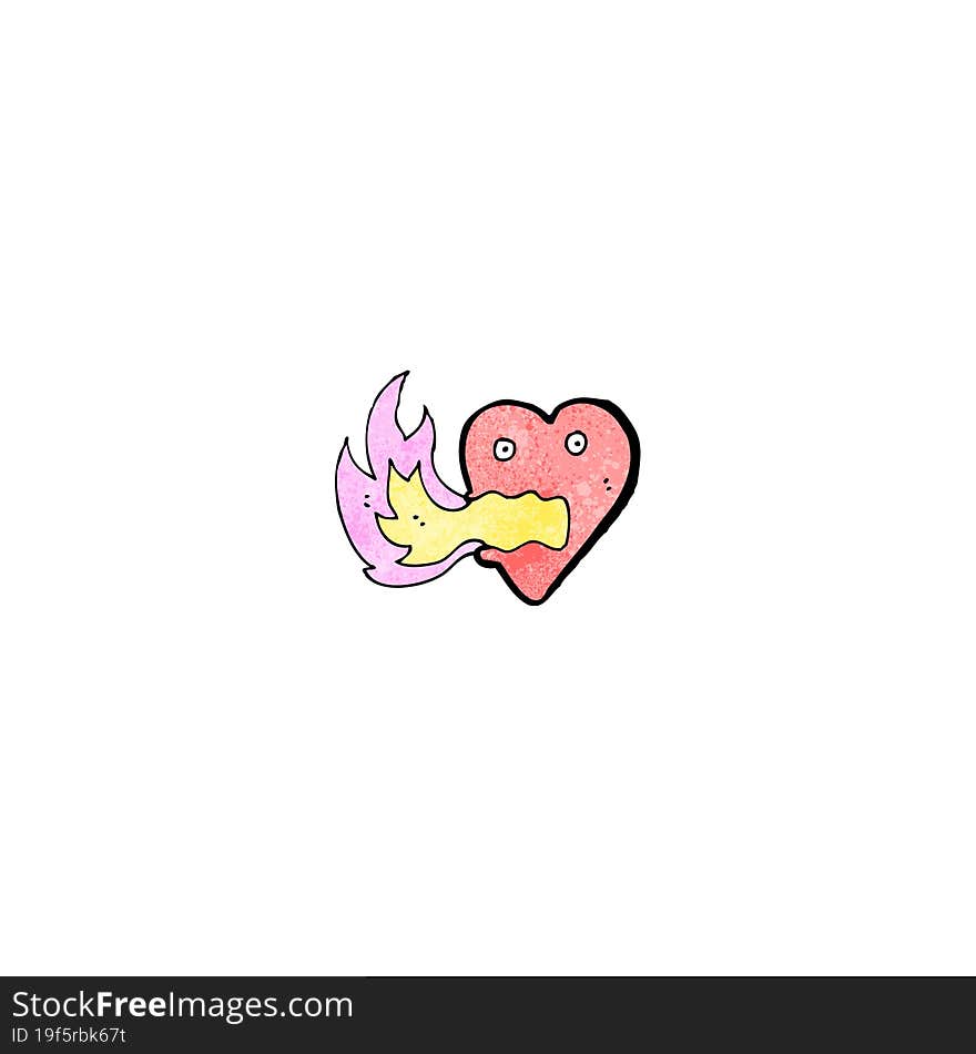 funny cartoon heart