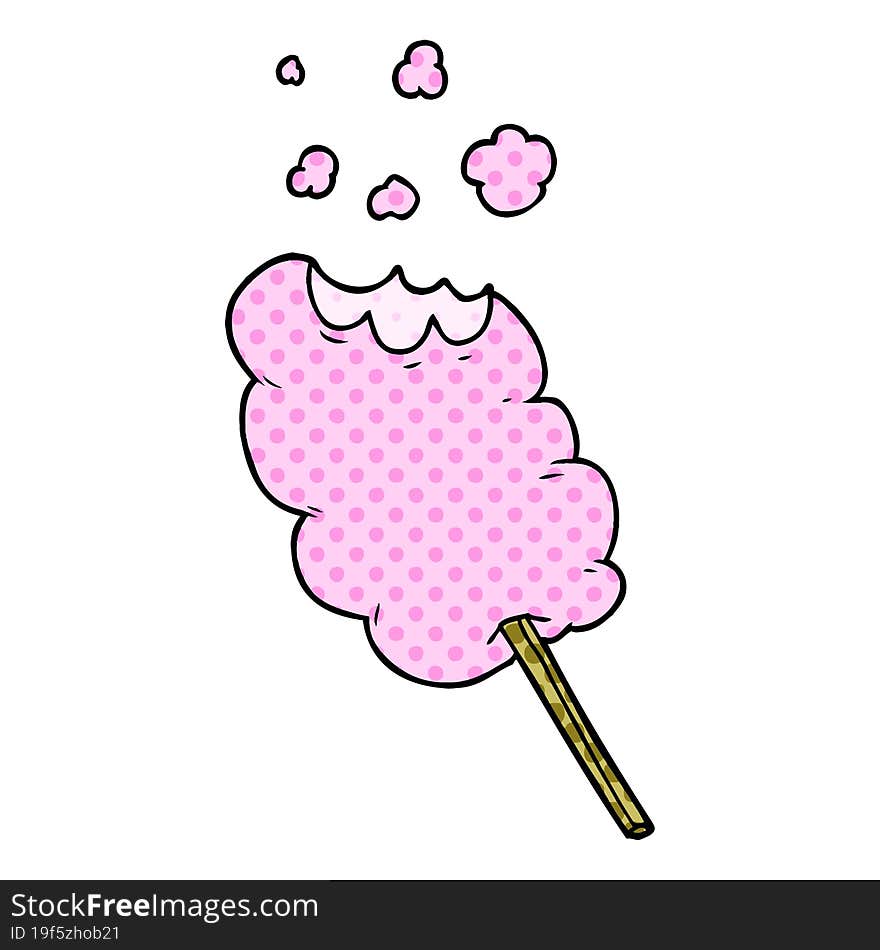 cartoon candy floss. cartoon candy floss