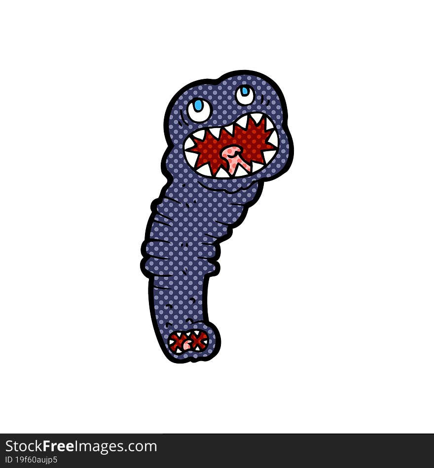 cartoon leech