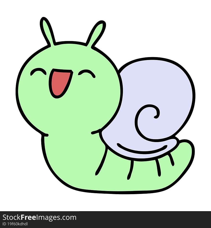 cute cartoon snail