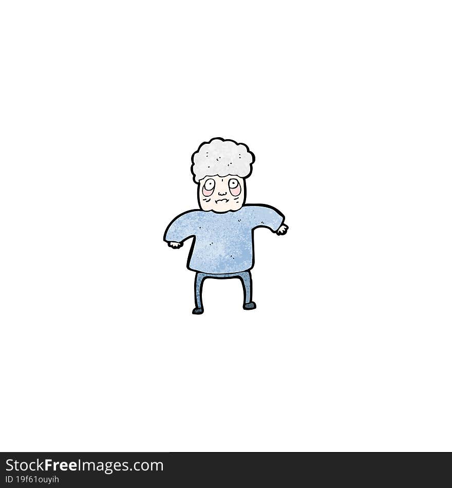 Cartoon Old Woman