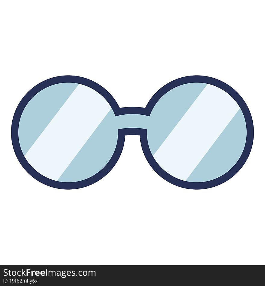 spectacles graphic vector illustration Icon. spectacles graphic vector illustration Icon