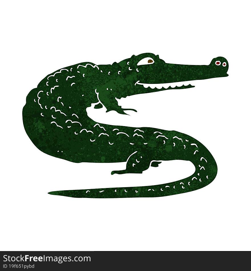 Cartoon Crocodile