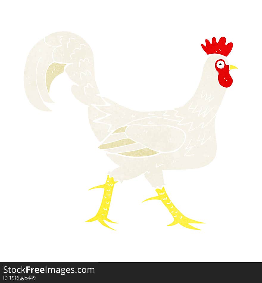 cartoon cockerel