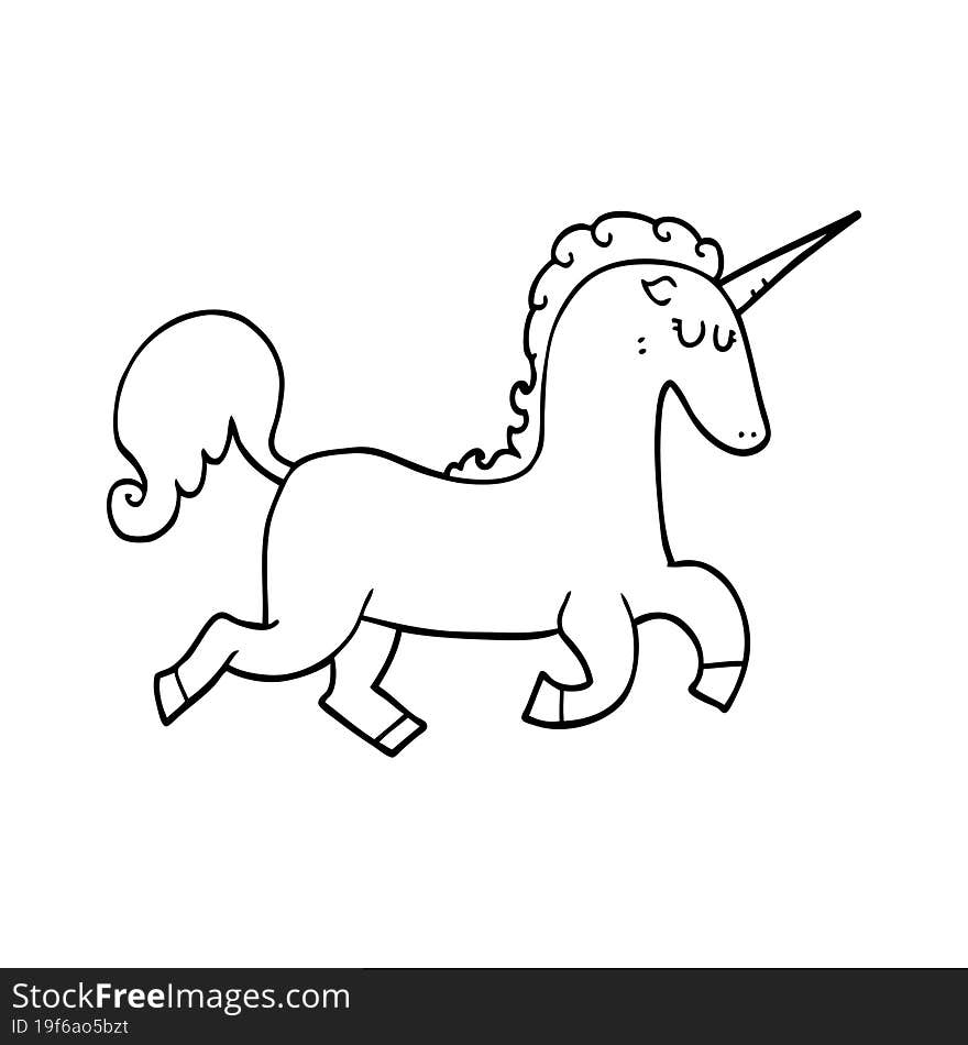 Cartoon Unicorn