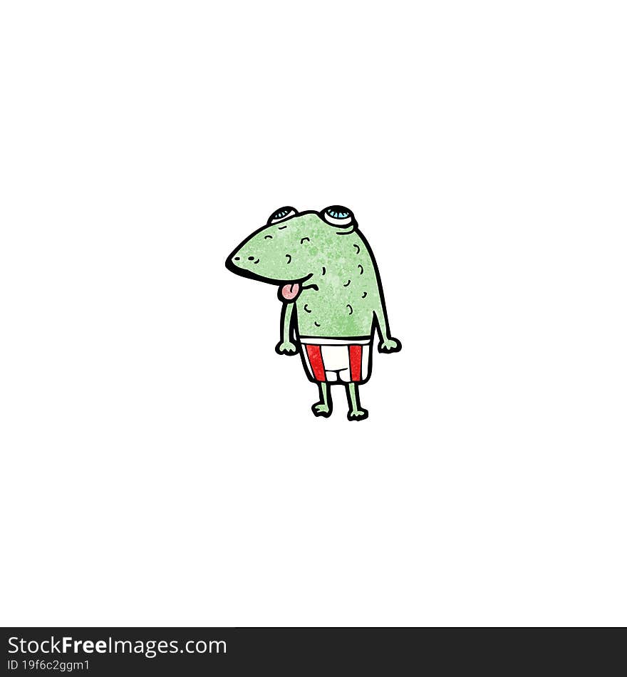 cartoon frog