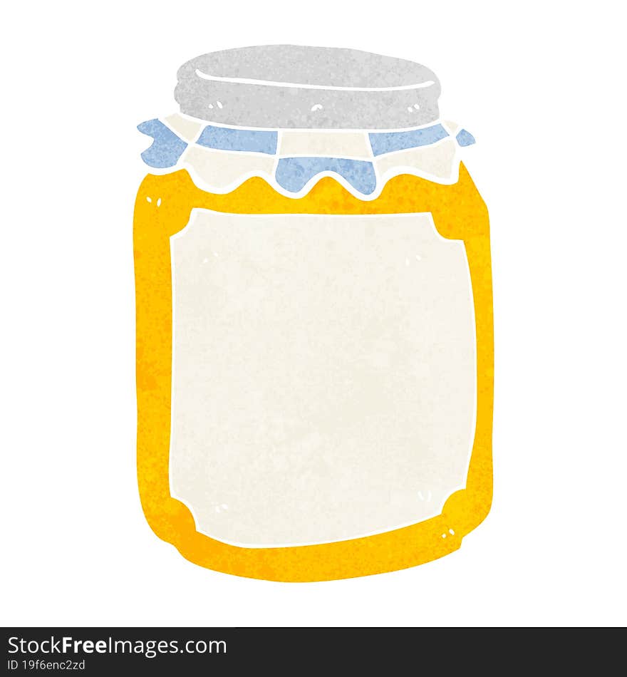 cartoon jar of honey